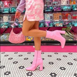Steve Madden Lynden Hot Pink Patent 